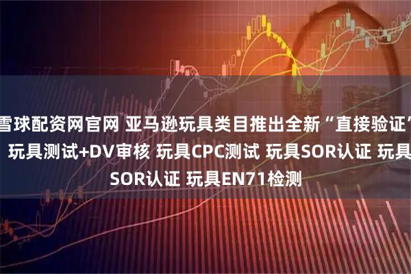 雪球配资网官网 亚马逊玩具类目推出全新“直接验证”审核机制！玩具测试+DV审核 玩具CPC测试 玩具SOR认证 玩具EN71检测