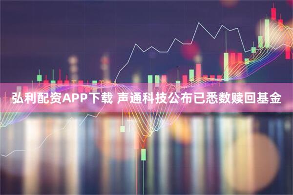 弘利配资APP下载 声通科技公布已悉数赎回基金